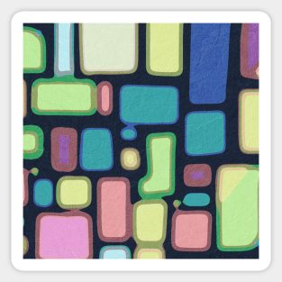 Coloured Blocks Sticker